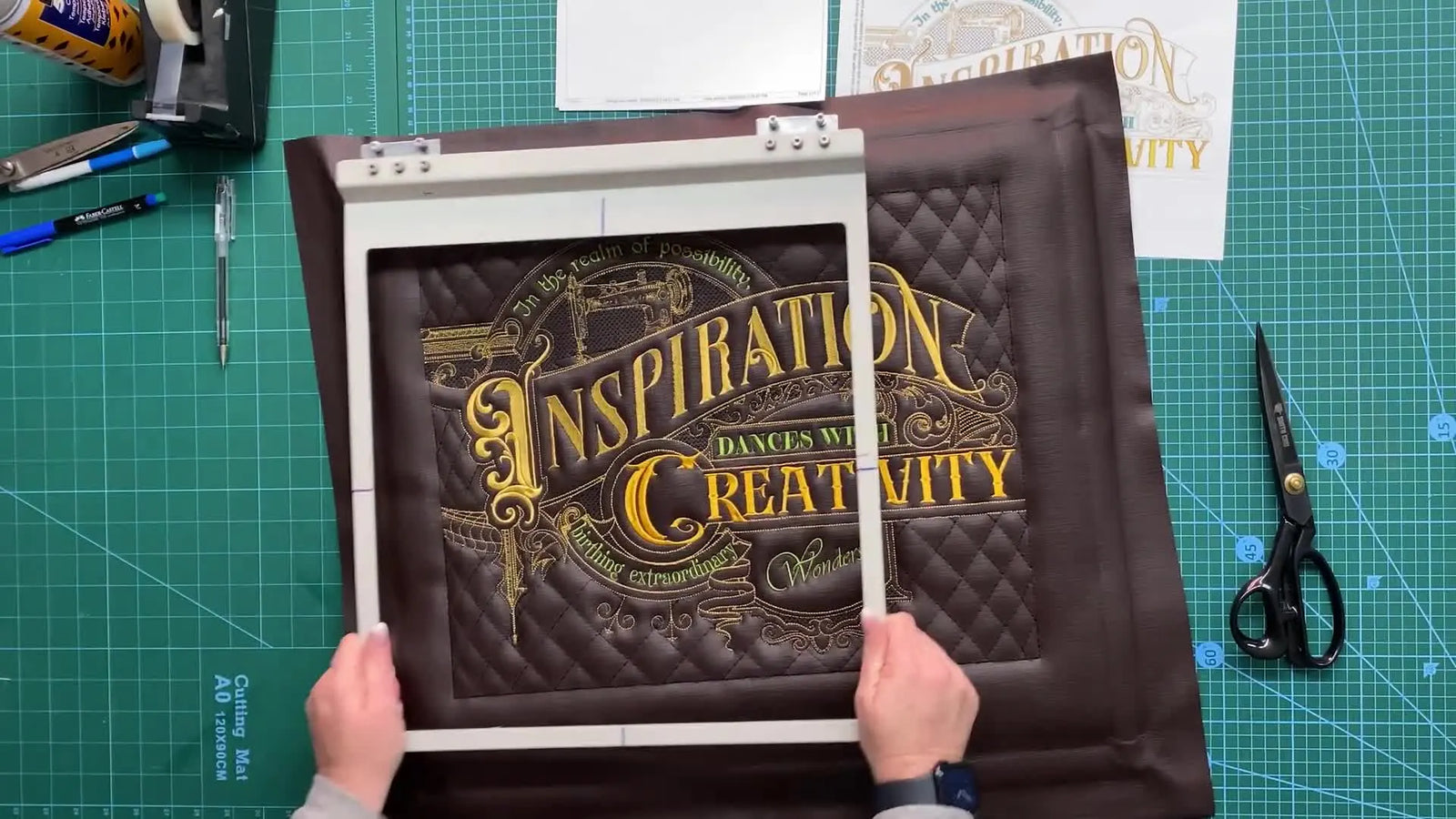 Mastering Multi‑Hooping: Precise Alignment with Transparencies and Magnetic Hoops