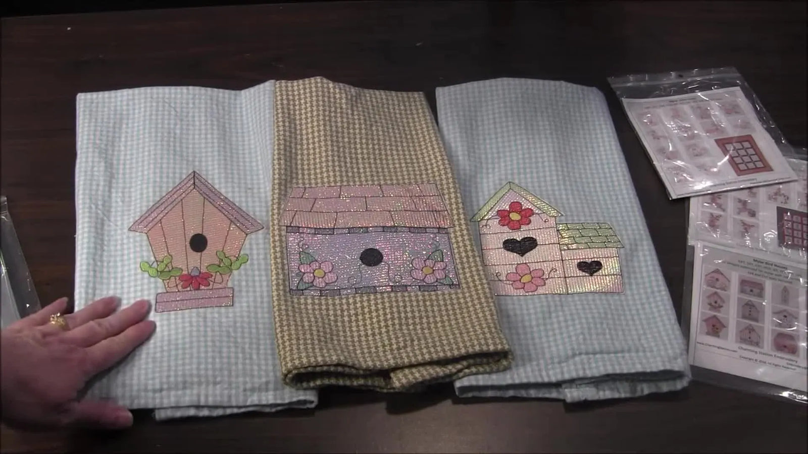 Mylar Birdhouse Towels That Actually Look Clean: Stop Gingham Show-Through and Frayed Edges Before They Ruin the Sparkle