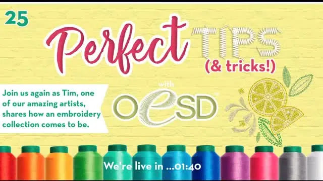 Dallo schizzo al punto: far sembrare “Squeeze The Day #12843” di OESD un ricamo a mano (senza sprecare nemmeno un telaio)