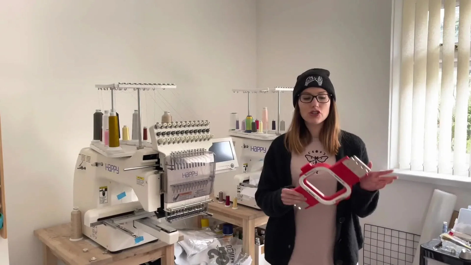 Install Custom Hoop Sizes on a Happy Japan Embroidery Machine (Type 1 Frames)