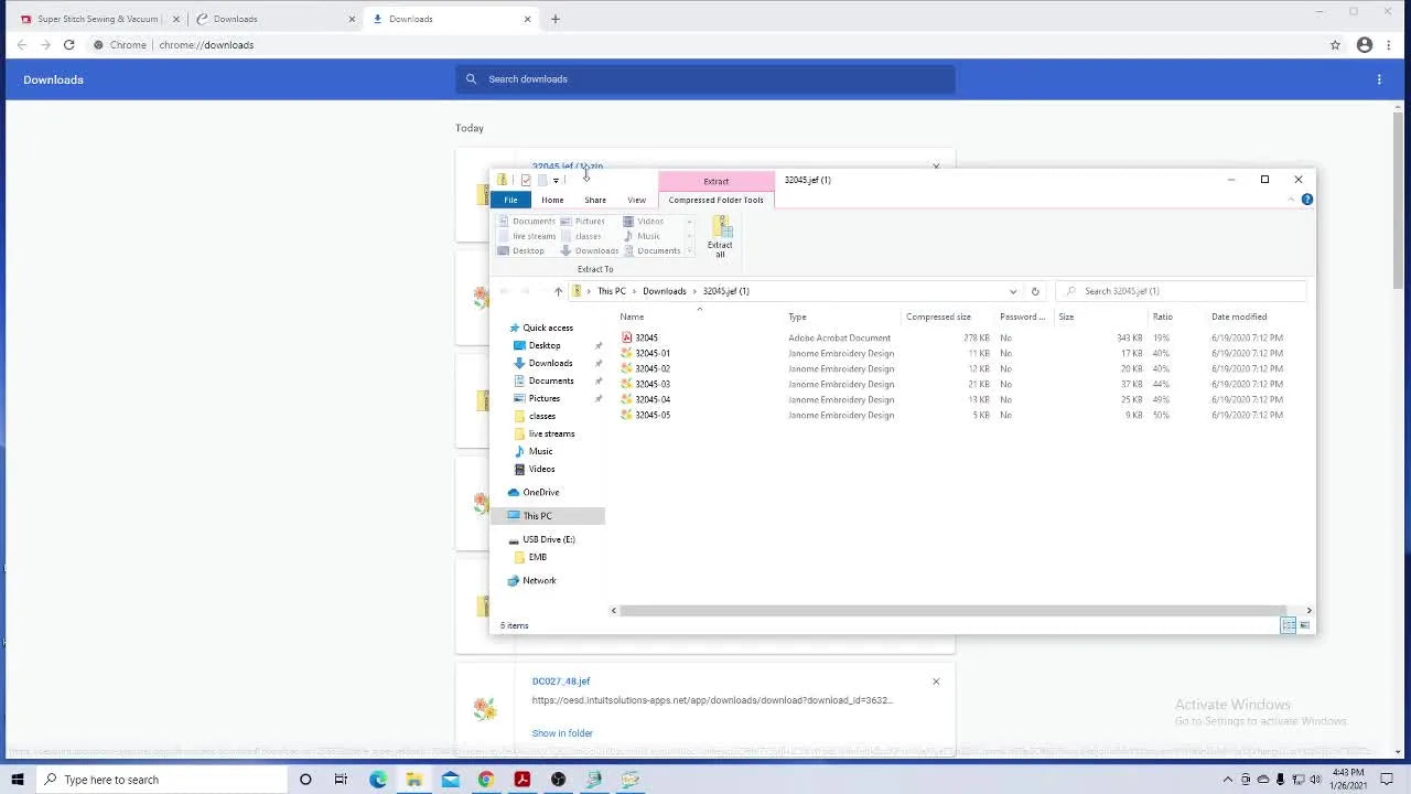 From Download to Stitch: How to Unzip Embroidery Designs on Windows 10 (and Stop the USB Headaches)