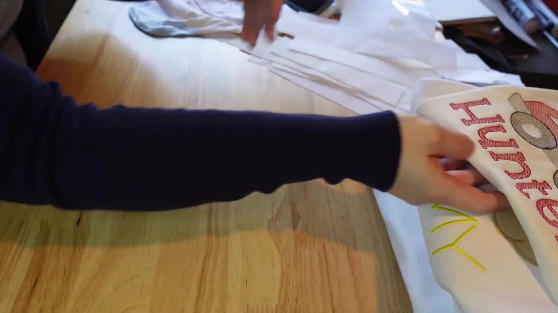 Setting up a DIY marble backdrop for product photography