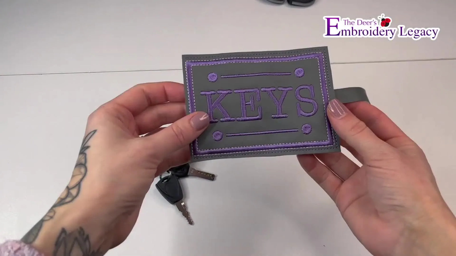 The No-Pucker ITH Key Holder: Clean Vinyl Layers, Zero Hoop Burn, and a Strap-Threading Trick That Actually Works