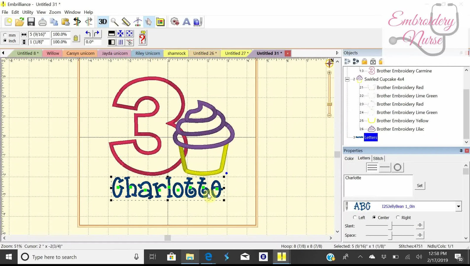 Merge Appliqué + Fonts in Embrilliance Essentials Without the “Where Did My Design Go?” Panic (Durkee 9x9 Workflow)