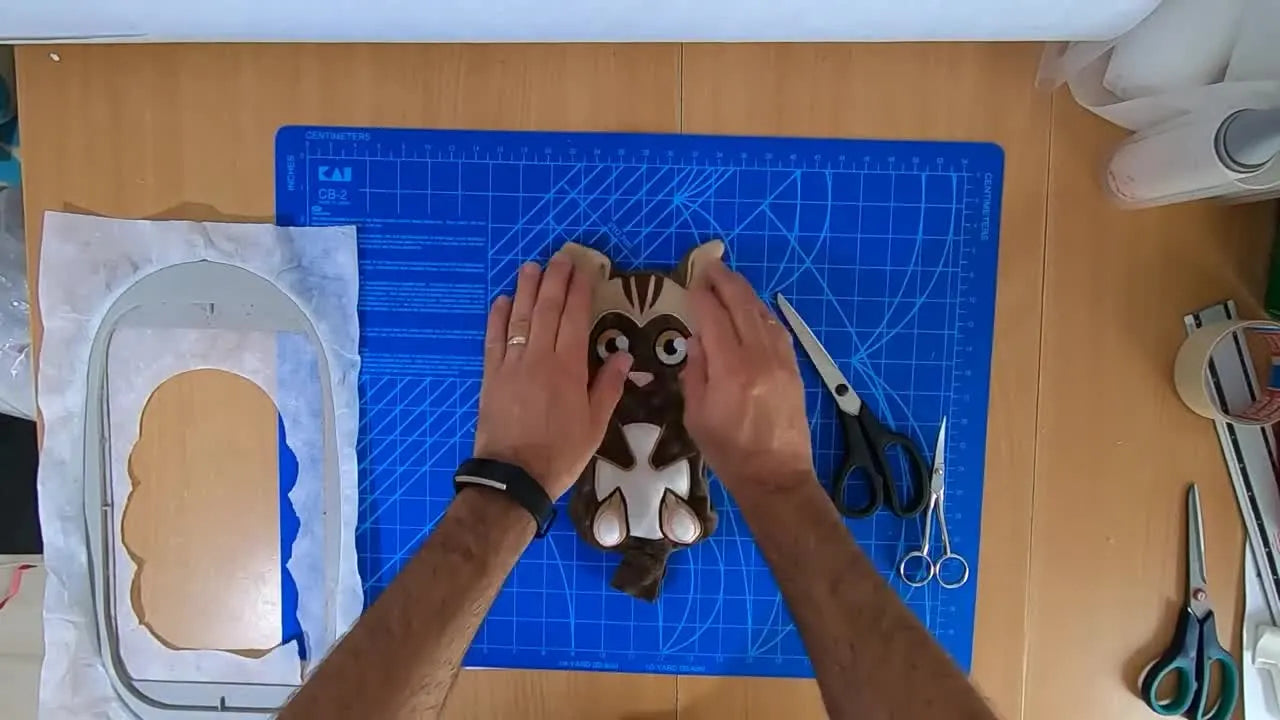 Two-Hooping ITH Chipmunk Stuffie on a Brother NV800E: Cleaner Appliqué, Smoother Curves, and Fewer “Oops” Moments