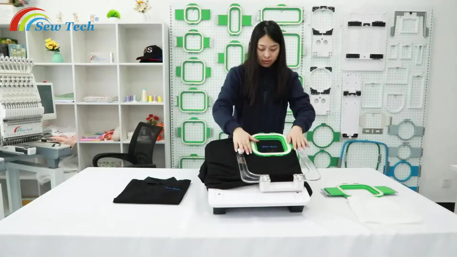 Stop Guessing Logo Placement: Fast, Repeatable Hooping with the Sew Tech HoopTalent Station + MaggieFrame