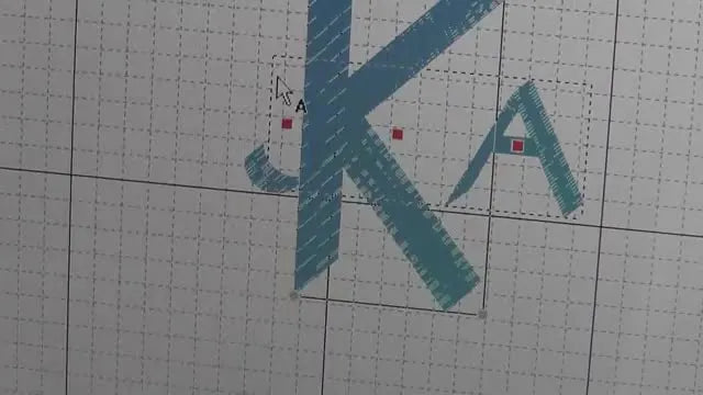 A screen capture shows the middle letter “K” enlarged while the surrounding letters stay smaller, demonstrating true single-letter resizing in Letter It!/Monogram It!.