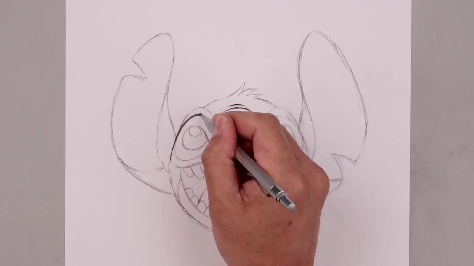 Draw Stitch from Lilo & Stitch: A Complete Step-by-Step Pencil Tutorial