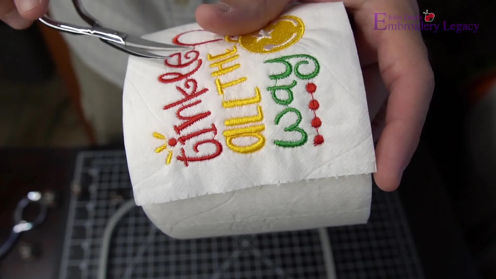 Embroidering on Toilet Paper Without Tears: The Floating Binder-Clip Trick That Actually Glides