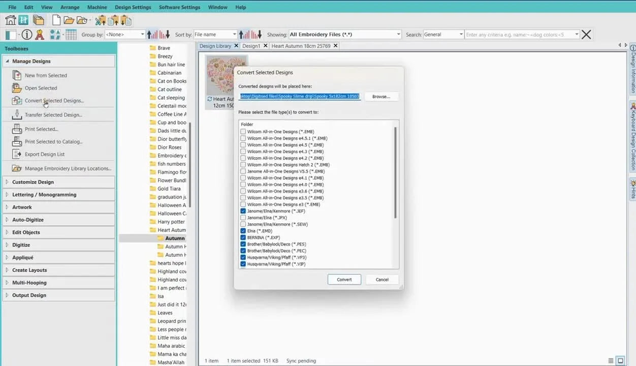 Stop Converting One-by-One: Batch Export Wilcom/Hatch Embroidery Files and Build Clean ZIPs Customers Actually Understand