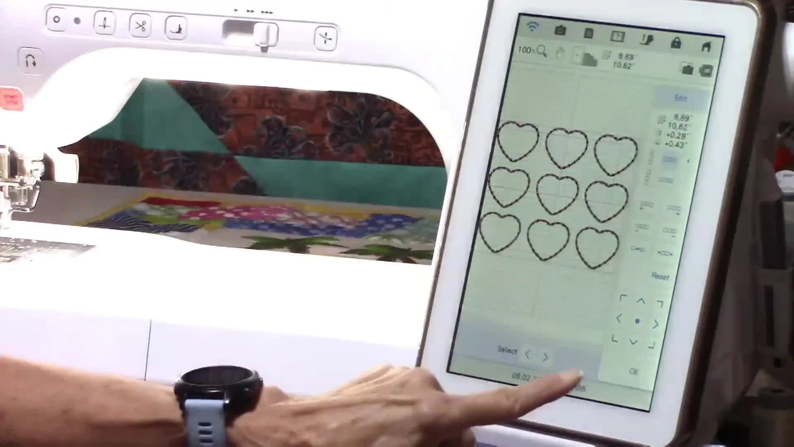 Fill the Baby Lock Solaris 2 Hoop Like a Pro: Border/Repeat “Rubik’s Cube” + Knife Tool for the Exact Quantity You Need