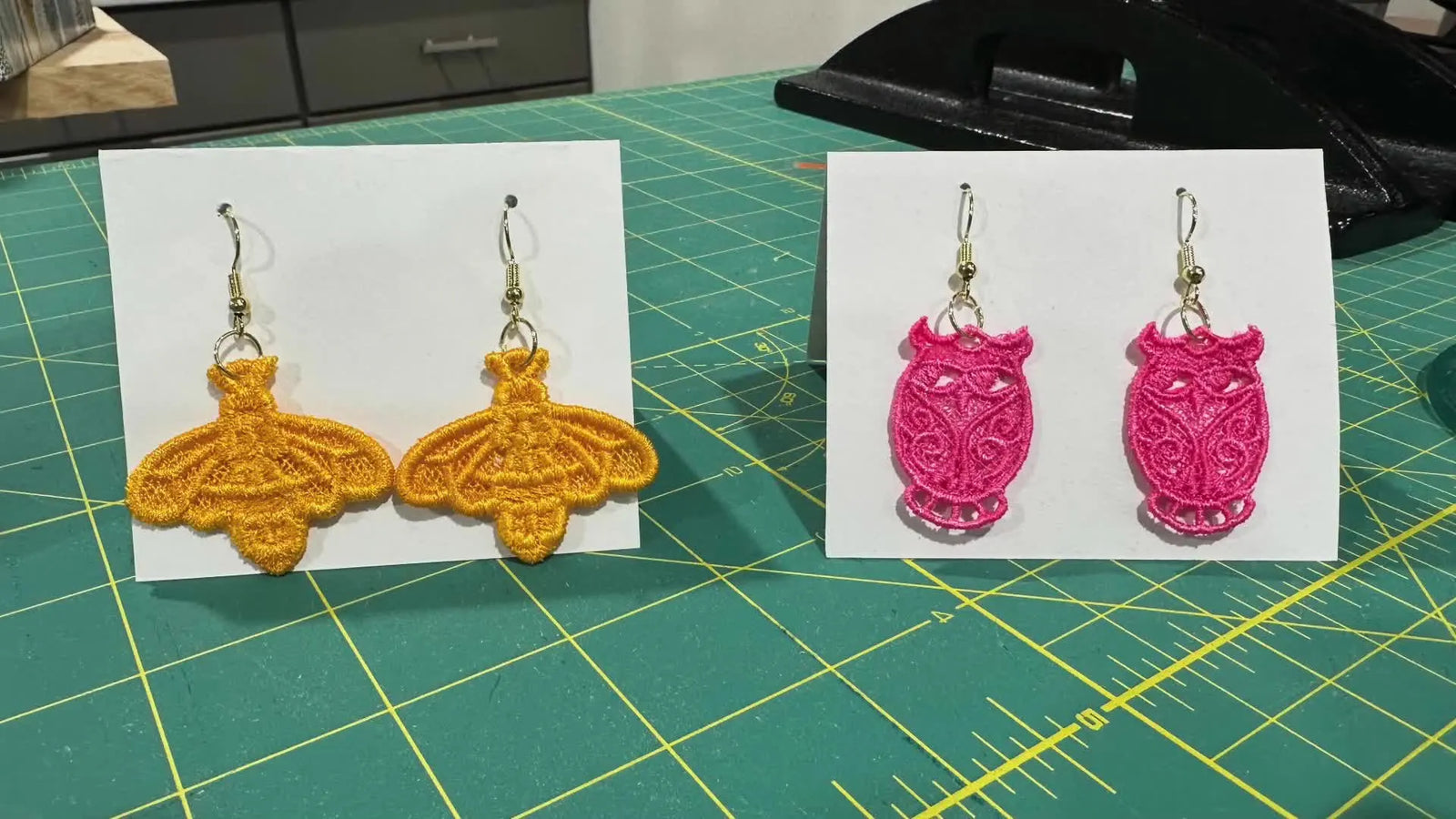 DIY Embroidered Earrings: A Beginner's Guide to Free-Standing Lace