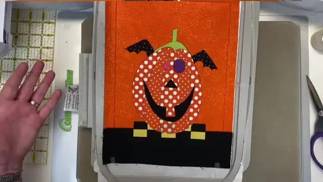 Boo Crew Block 11 Pumpkin Appliqué: The One-Black-Thread Stitch-Out That Still Trips People Up (and How to Nail It)
