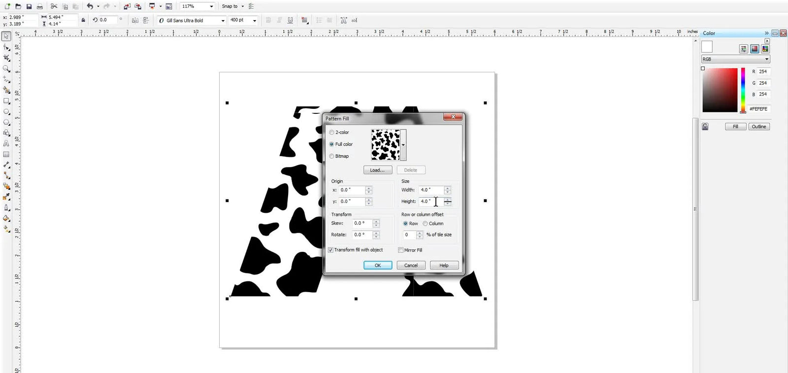 CorelDraw X5 Pattern Fill Text That Actually Digitizes Clean: Fix the Seam Line, Add a Smart Outline, and Export with Confidence