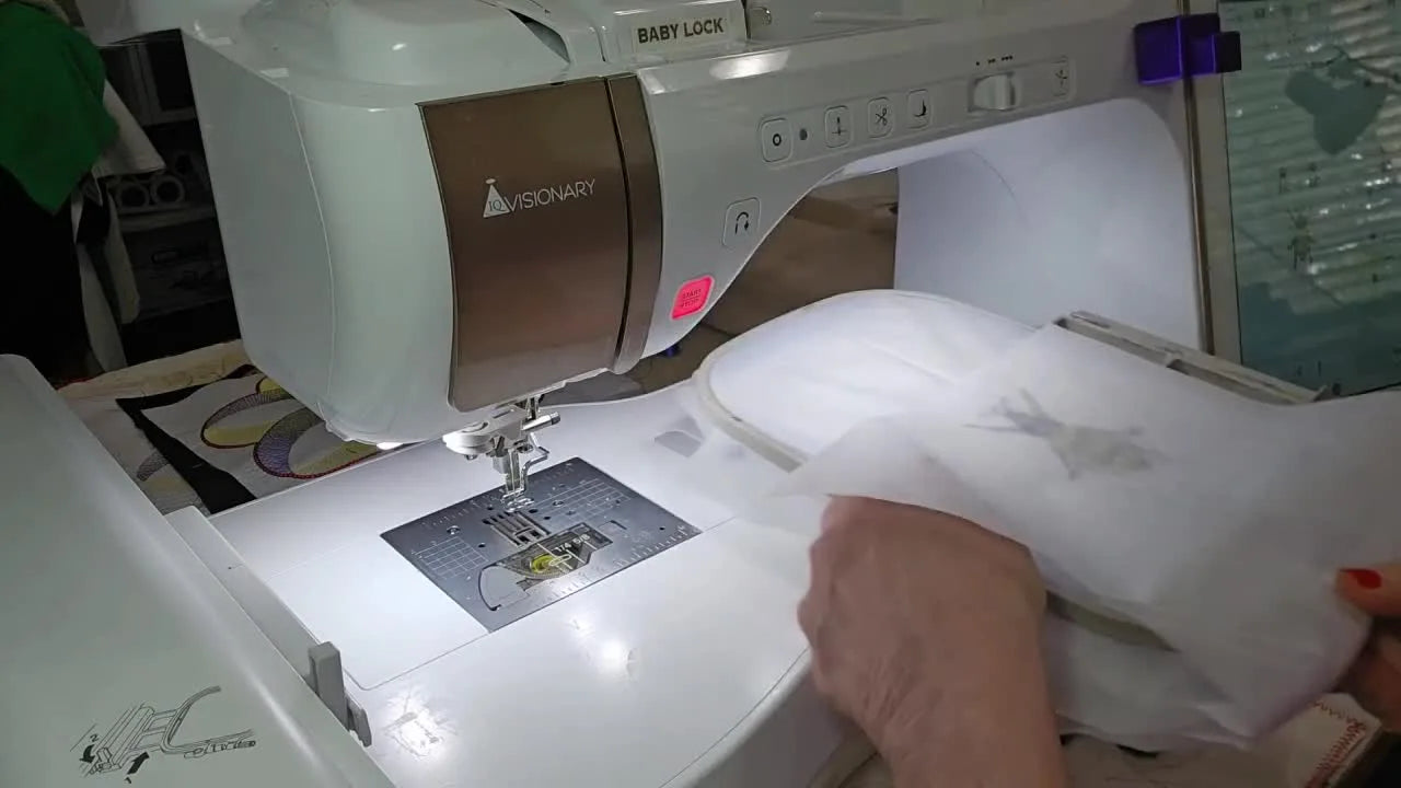 FSL Bee Gift Tag on a Baby Lock Single-Needle: The “Last Satin Stitch” That Makes (or Breaks) Free-Standing Lace