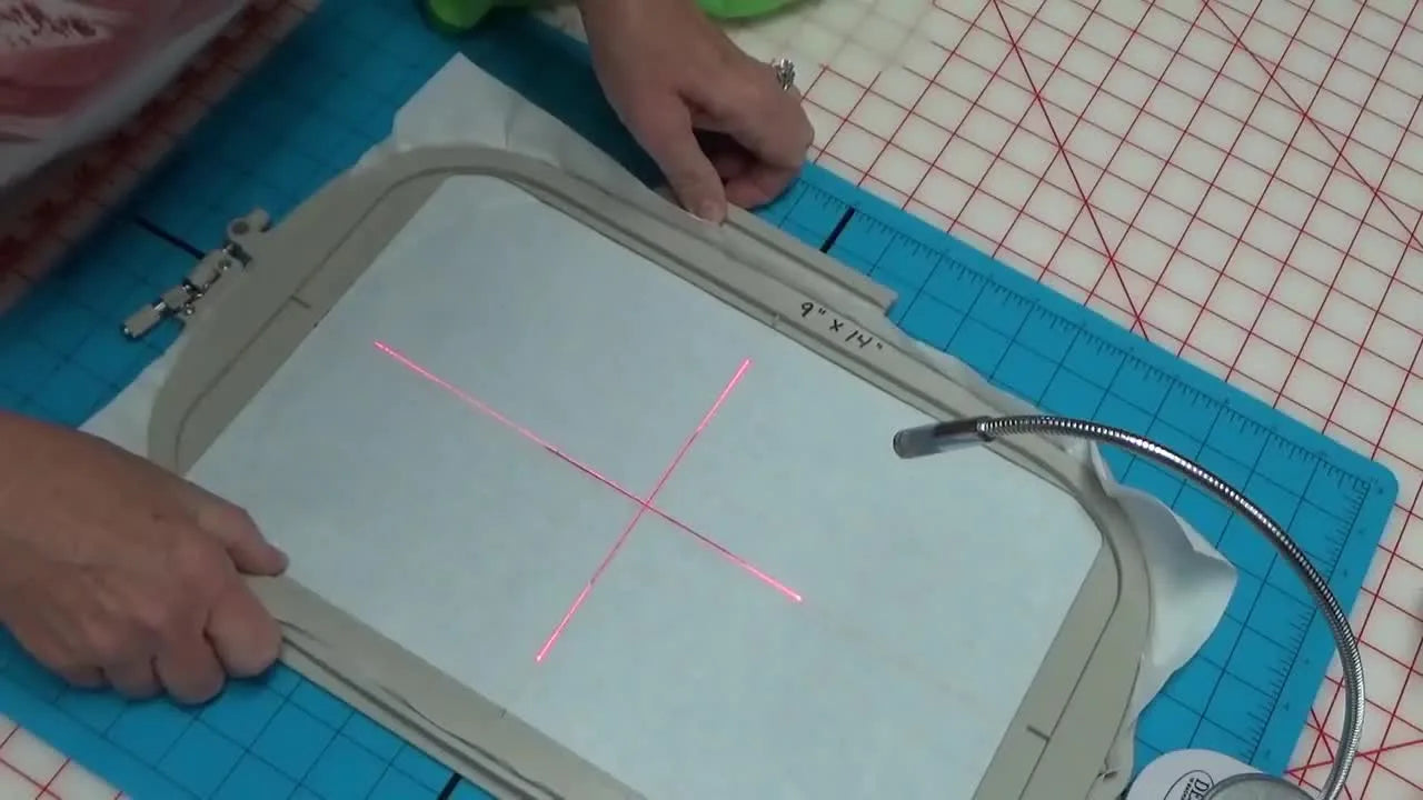 No Hoop Burn, No Puckers: Floating a T-Shirt in a 9x14 Hoop with a Brother Embroidery Machine (and a Laser That Actually Behaves)