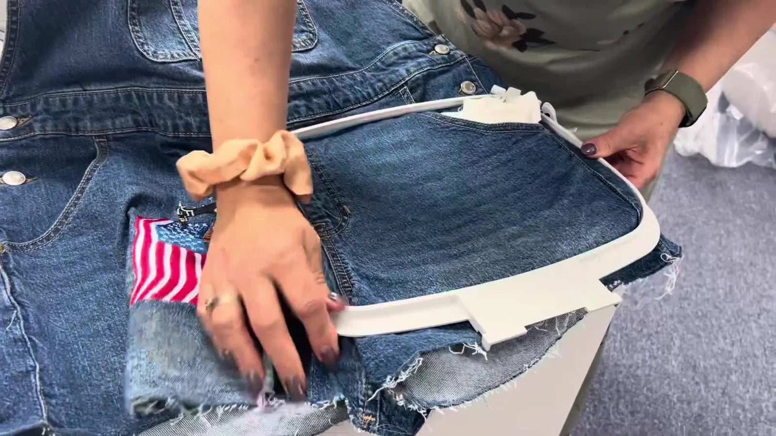 Hooping Denim Overalls on a Husqvarna Viking Designer Epic 3: The Inside-Out Trick That Saves Seams (and Your Sanity)