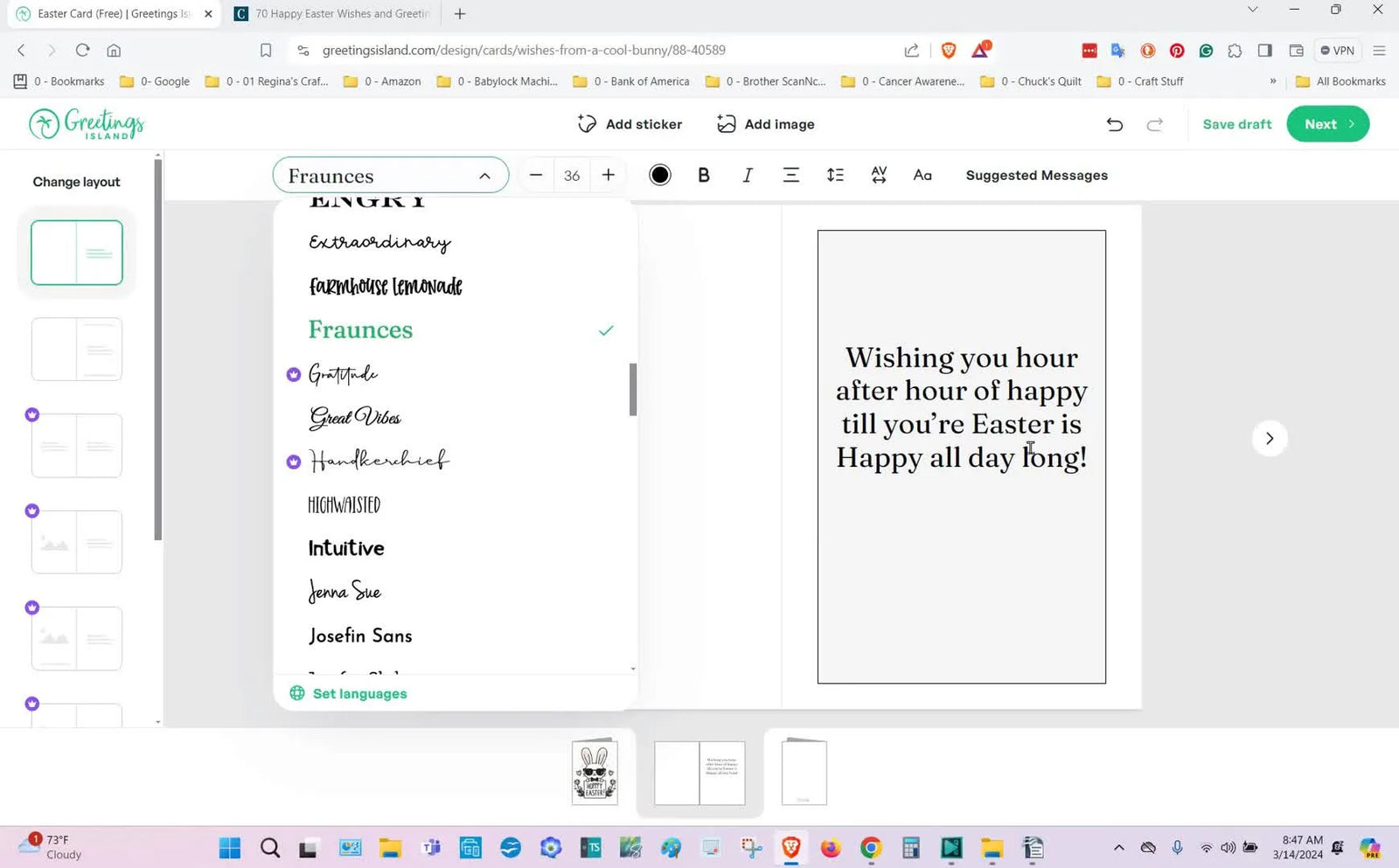 Print the Inside Sentiment First: A No-Waste Greetings Island Workflow for Embroidered Greeting Cards (Plus Hooping Tips That Prevent Paper Shifts)