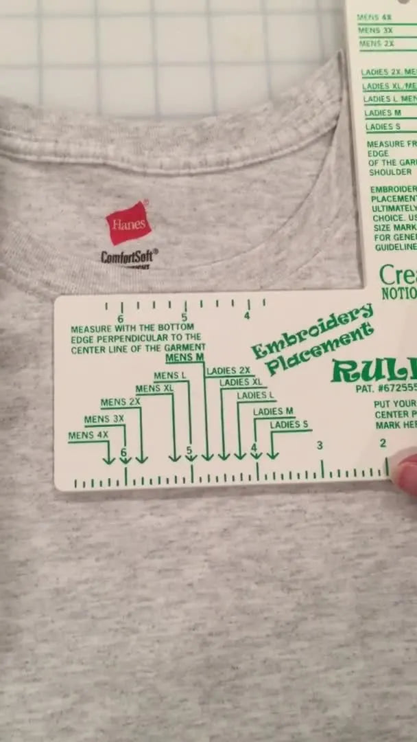 Хватит гадать с логотипом на левой груди: точное позиционирование по линейке Creative Notions (а после разметки — запяливание быстрее)