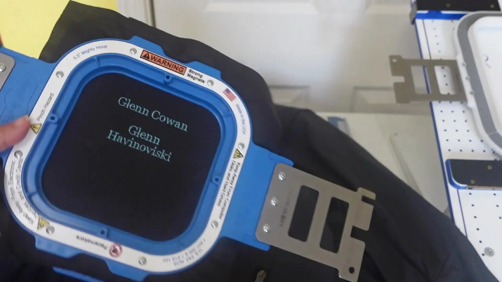 The Snowman Sticker + Paper Template Trick: Bulletproof Name Placement on a Brother PR1050X (Even If You Hoop Crooked)