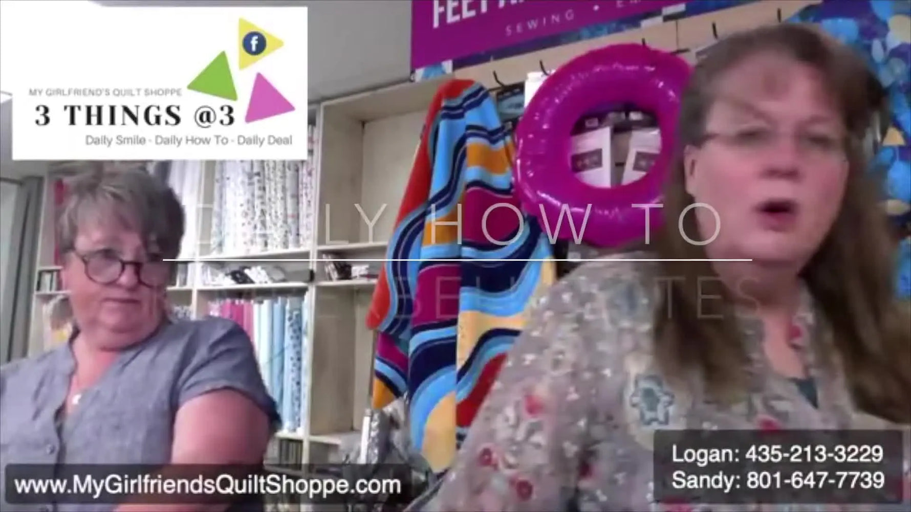 A canvas tote bag is clamped in an embroidery hoop while a palm tree design stitches in progress, showing the tight working space around the hoop.