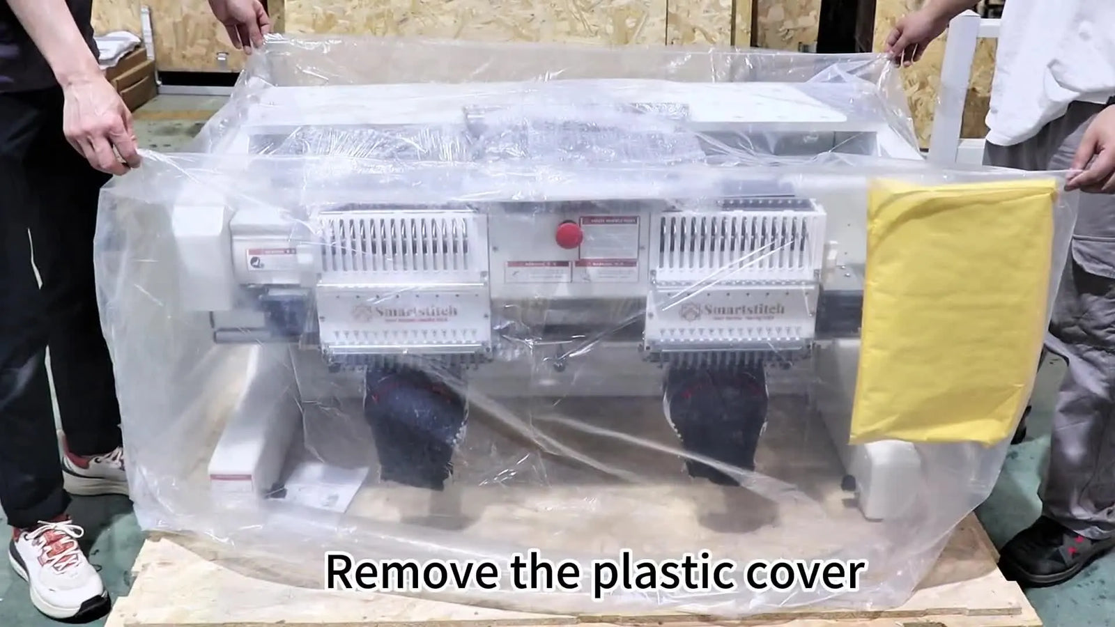 Smartstitch S-1502HC Unboxing Without Regrets: Open the Crate Safely, Inventory Every Frame, and Set Yourself Up for Fast Production