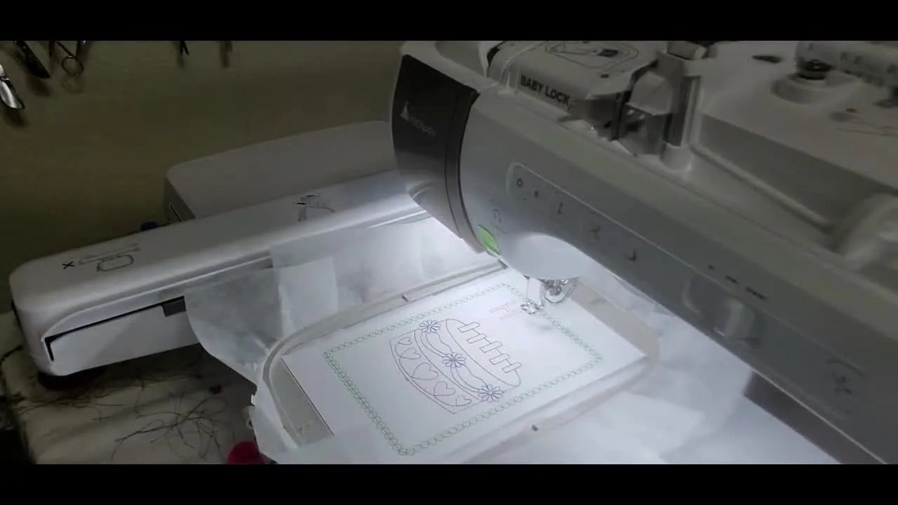 Embroider a “Happy Birthday” Card on Cardstock with a Baby Lock: The Floating Trick That Won’t Shred Your Paper
