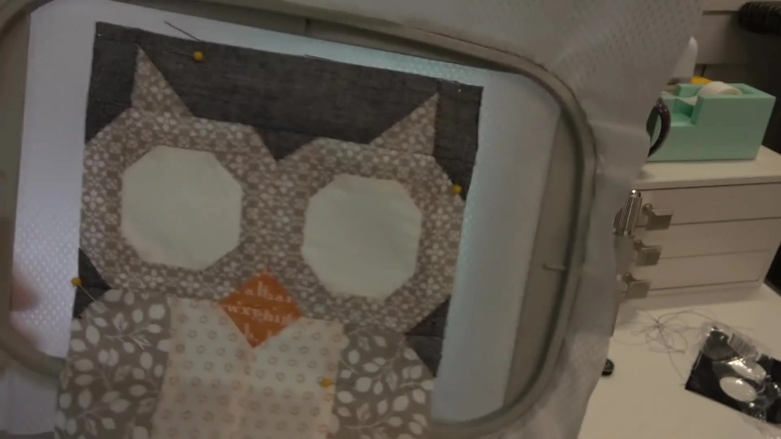 Owl Eyes, Zero Guesswork: ScanNCut + Brother Luminaire Camera Placement for Fast, Clean Appliqué on Quilt Blocks