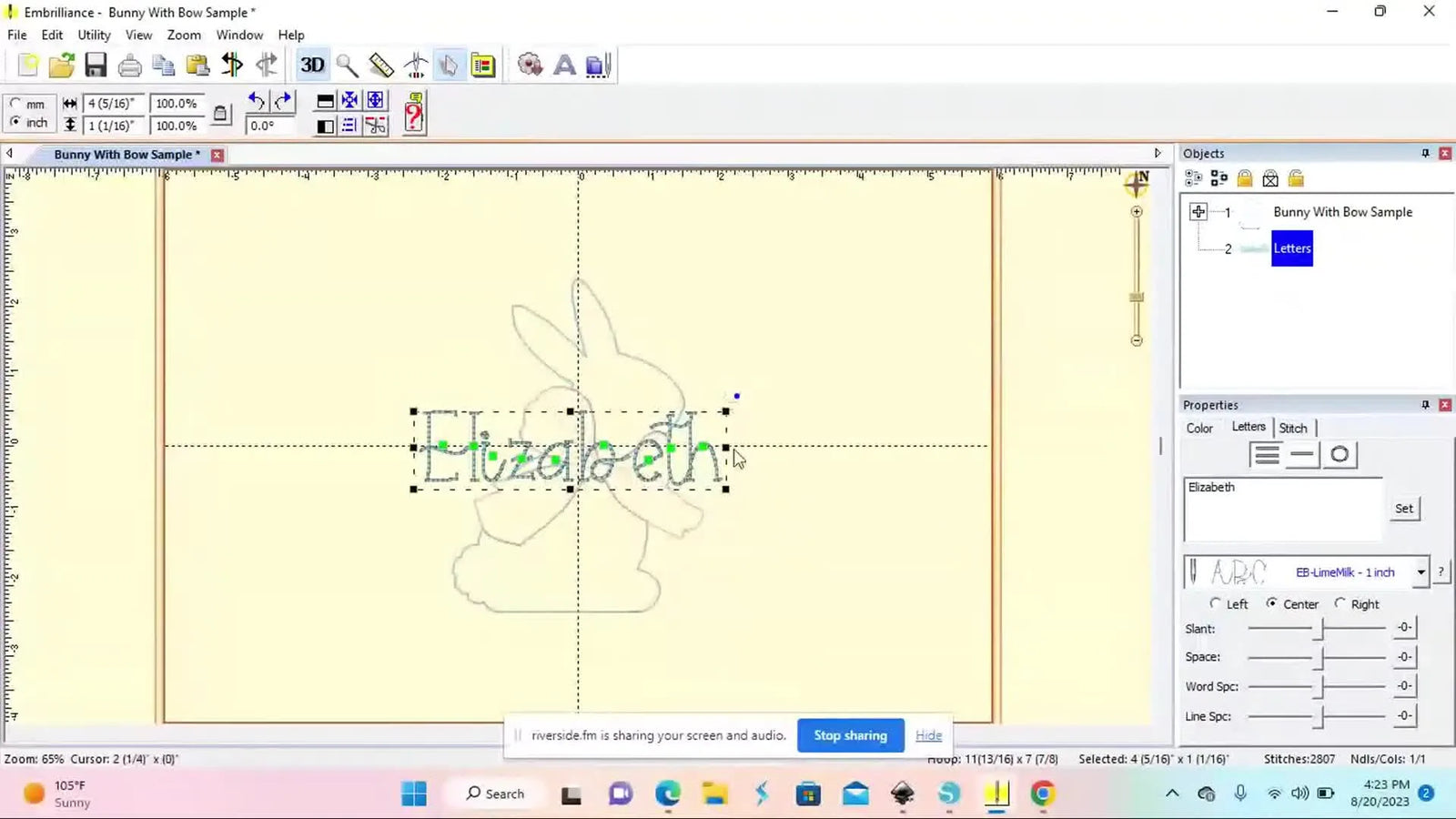 Embrilliance Essentials Fonts & Monograms That Actually Stitch Out: Size for a 5x7 Hoop, Save Clean .PES Files, and Avoid the Rookie Traps