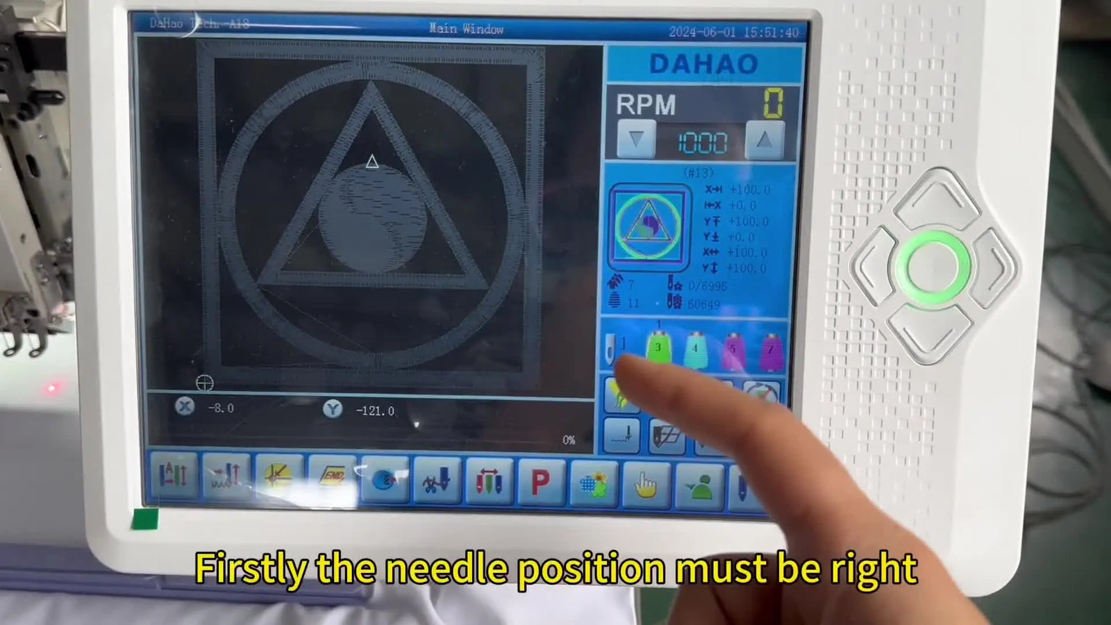 Dahao A18 Flat Frame Setup on a YunFu Multi-Head: The Calm, Repeatable Routine That Prevents Frame Limit Mistakes
