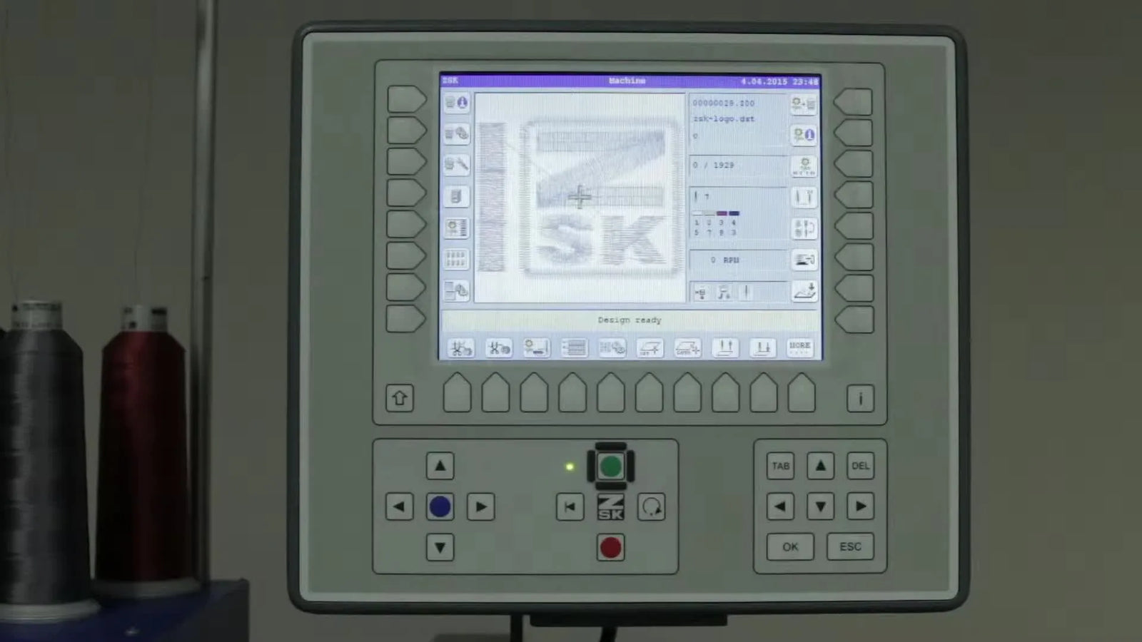 Start Embroidery on a ZSK T8 Controller Without Crashing a Hoop: Color Mapping, Pantograph Centering, and the Trace Ritual