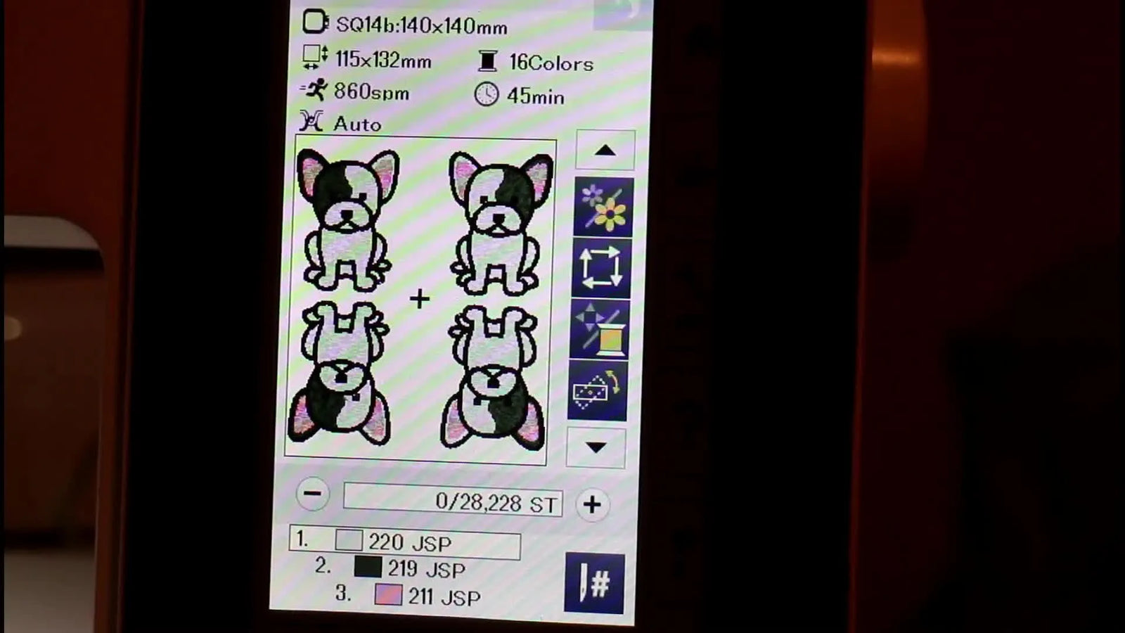 Batch 4 Dog Felties on a Janome Memory Craft 500e: Faster Floating, Cleaner Outlines, Fewer “Oops” Moments