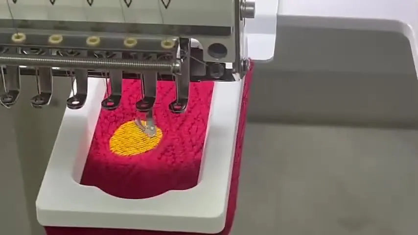 Stop Stretching Socks: Collision-Safe Sock Embroidery on a Multi-Needle Machine with a 4-in-1 Magnetic Hoop Set