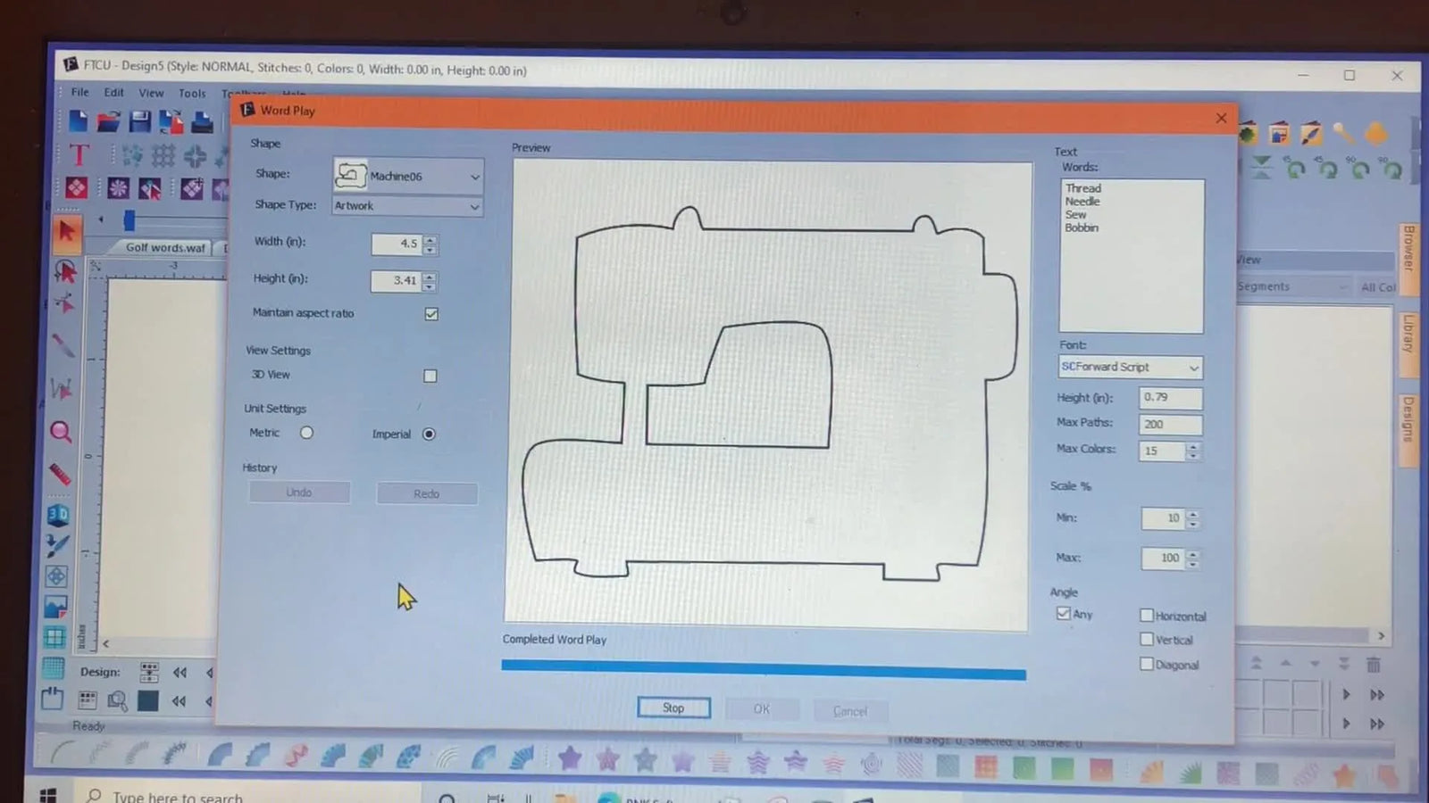 Floriani FTCU Word Play (2021 Update): Build Clean Word-Cloud Shapes, Navigate Fast, and Stitch Them on Towels Without Regrets
