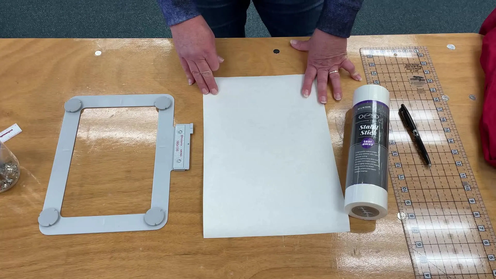 Effortless Hooping for Ready-to-Wear: Stable Stick + Magnetic Hoop