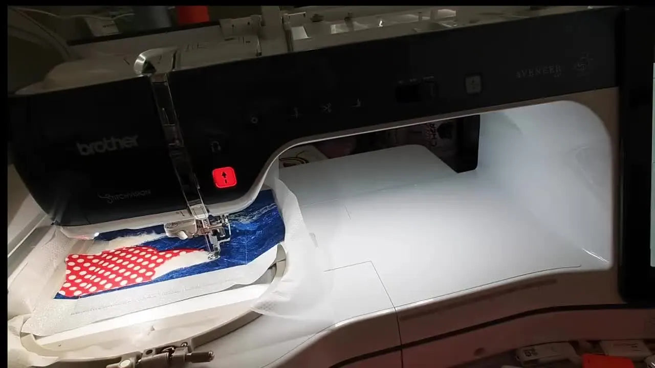 Sweet Pea Block 6 on the Brother Aveneer EV1: A Clean Appliqué Car, Iridescent Mylar Windows, and the “Seam Ripper Unhoop” Trick