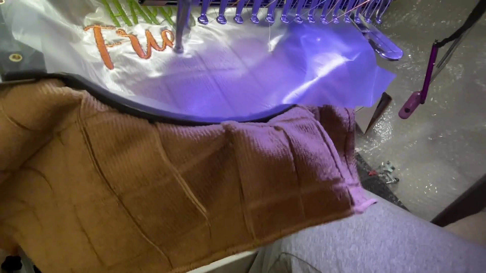 Save a Textured Kitchen Towel on a Ricoma MT-1501: Aqua Topping, Float Mode, and a Mid-Design Tension Rescue