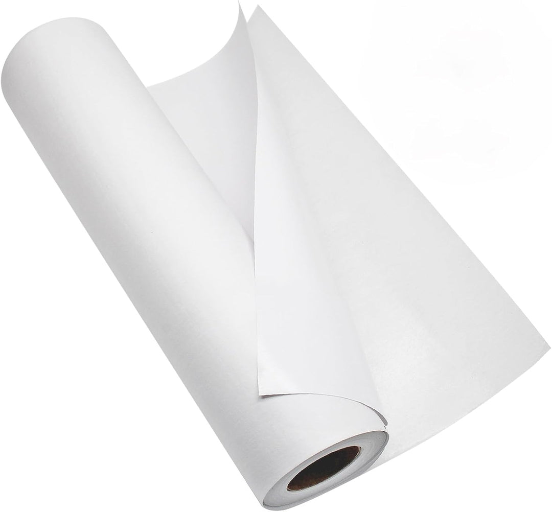 Medium Weight Tear-Away Stabilizer - Sticky Self-Adhesive Backing for Hoop-Less Embroidery on Napped Fabrics, 12" x 15 Yds &  12" x 10  Roll